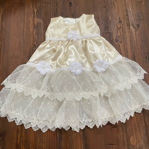 18” dress for doll, First Communion or Flower Girl